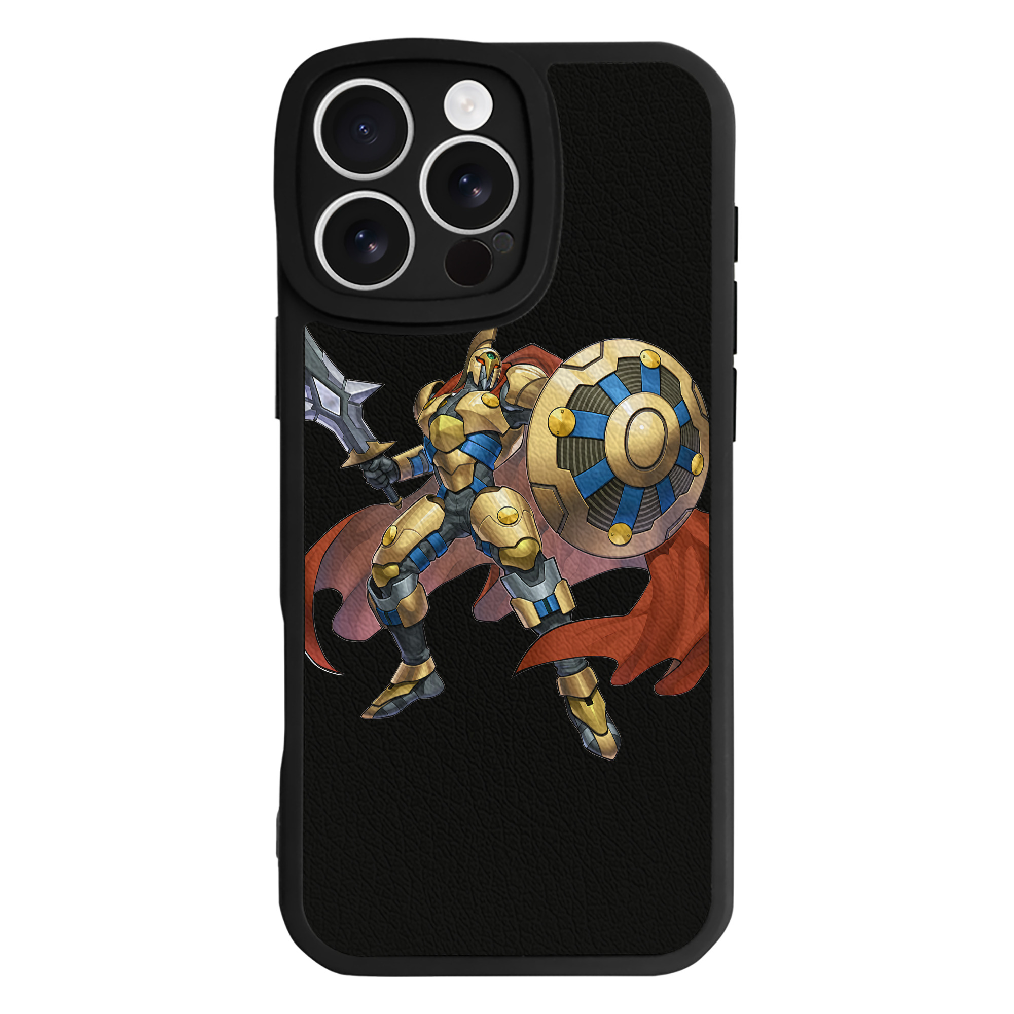 （画像用） 遊☆戯☆王 Yu-Gi-Oh! 【iPhone 16シリーズ対応】シリコンスマホケース（レザー調） 材質：シリコン
